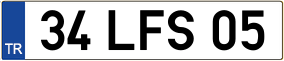 Truck License Plate